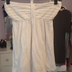 Hollister White Tube Top